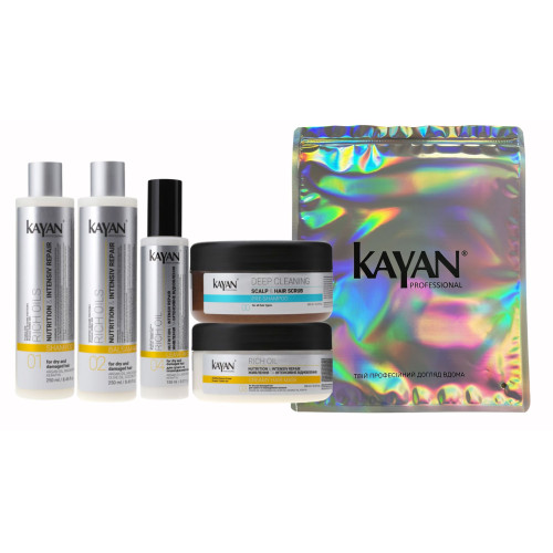 Набір Kayan Rich Oil+Scrub Набір Kayan Rich Oil+Scrub