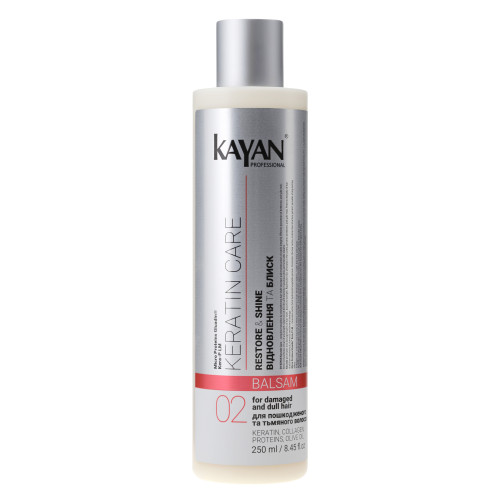 Бальзам для пошкодженого та тьмяного волосся Kayan Keratin Care, 250 мл Бальзам для пошкодженого та тьмяного волосся Kayan Keratin Care, 250 мл