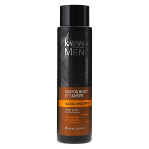 Очищувальний гель для волосся та тіла для чоловіків Kayan Men, 400 ml